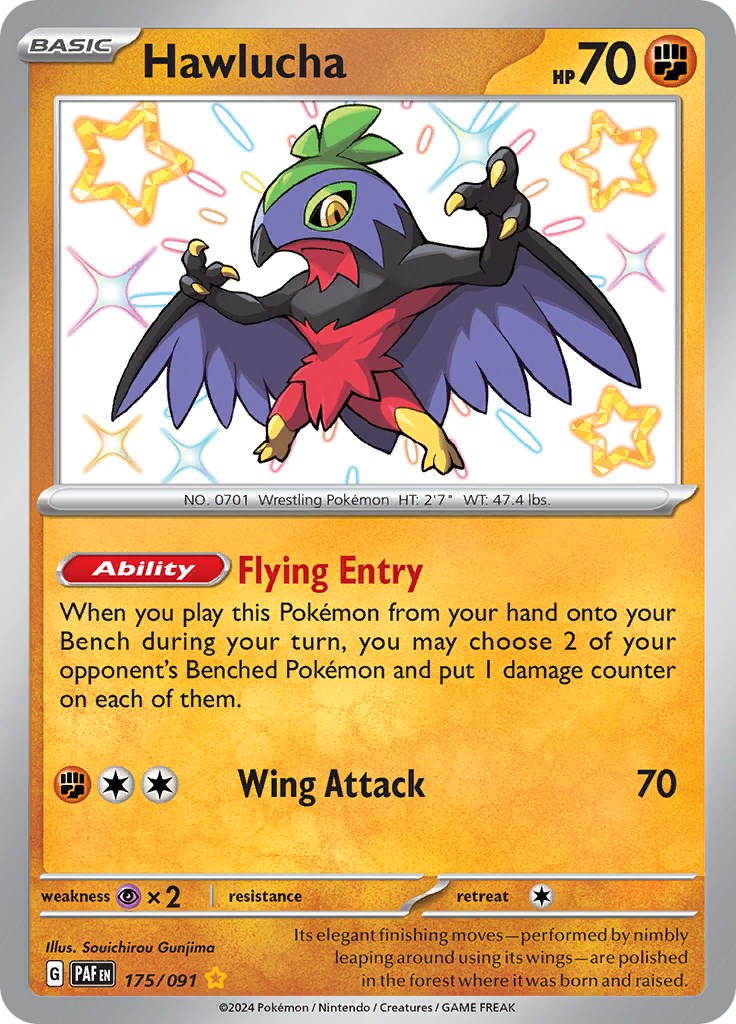 Hawlucha (175/091) [Scarlet & Violet: Paldean Fates] | Multizone: Comics And Games