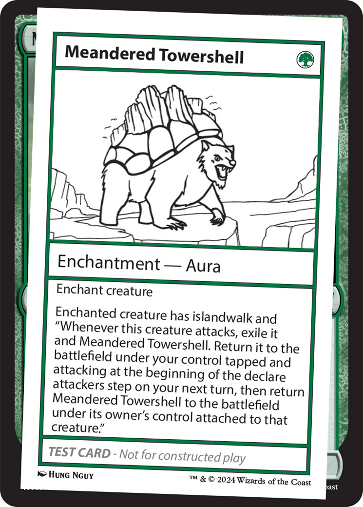 Meandered Towershell [Mystery Booster 2 Playtest Cards] MTG Single Magic: The Gathering  | Multizone: Comics And Games