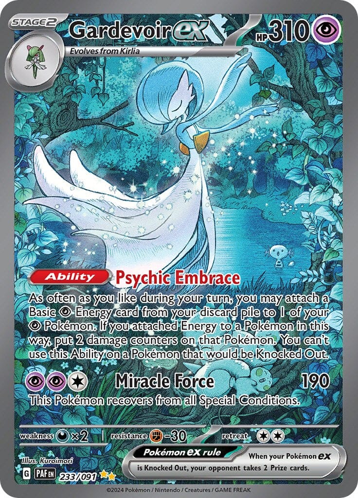 Gardevoir ex (233/091) [Scarlet & Violet: Paldean Fates] Pokemon Single Pokémon  | Multizone: Comics And Games