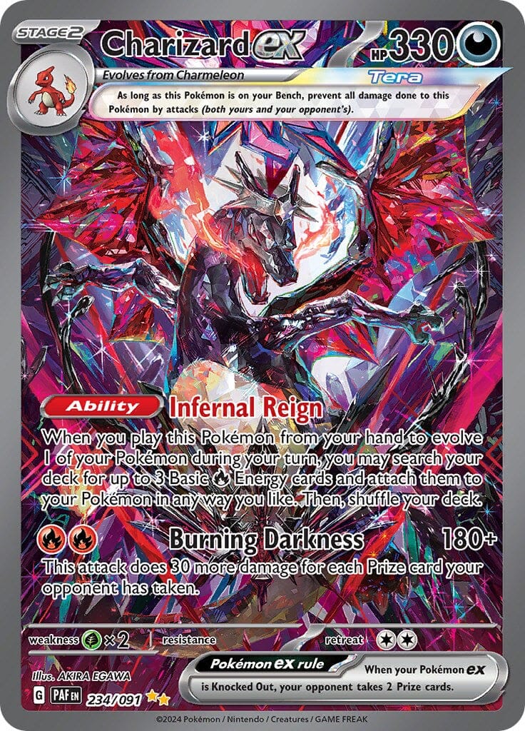 Charizard ex (234/091) [Scarlet & Violet: Paldean Fates] Pokemon Single Pokémon  | Multizone: Comics And Games
