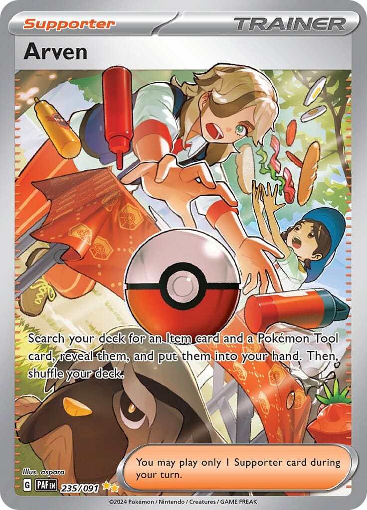 Arven (235/091) [Scarlet & Violet: Paldean Fates] Pokemon Single Pokémon  | Multizone: Comics And Games