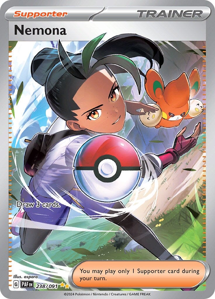 Nemona (238/091) [Scarlet & Violet: Paldean Fates] Pokemon Single Pokémon  | Multizone: Comics And Games