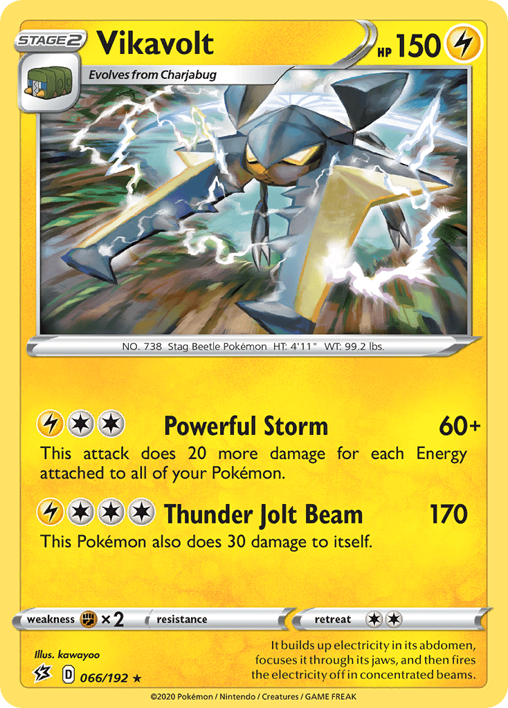 Vikavolt (066/192) [Sword & Shield: Rebel Clash] Pokemon Single Pokémon  | Multizone: Comics And Games