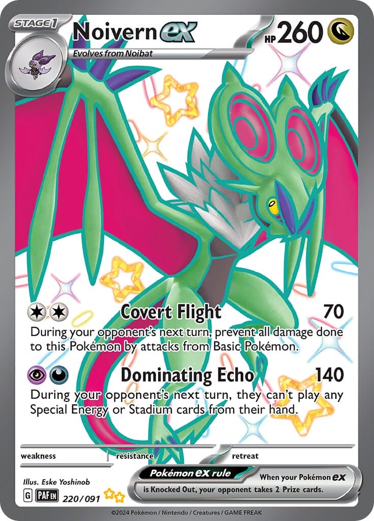 Noivern ex (220/091) [Scarlet & Violet: Paldean Fates] Pokemon Single Pokémon  | Multizone: Comics And Games