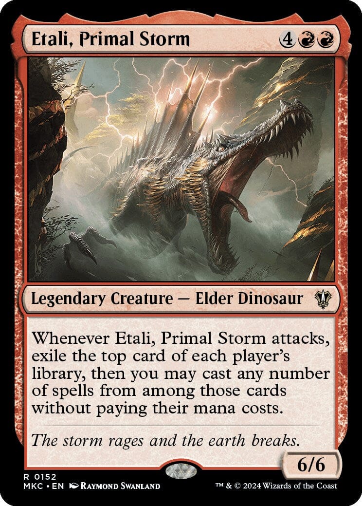 Etali, Primal Storm [Murders at Karlov Manor Commander] MTG Single Magic: The Gathering  | Multizone: Comics And Games