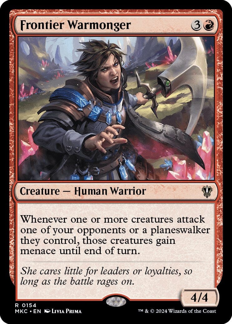 Frontier Warmonger [Murders at Karlov Manor Commander] MTG Single Magic: The Gathering  | Multizone: Comics And Games