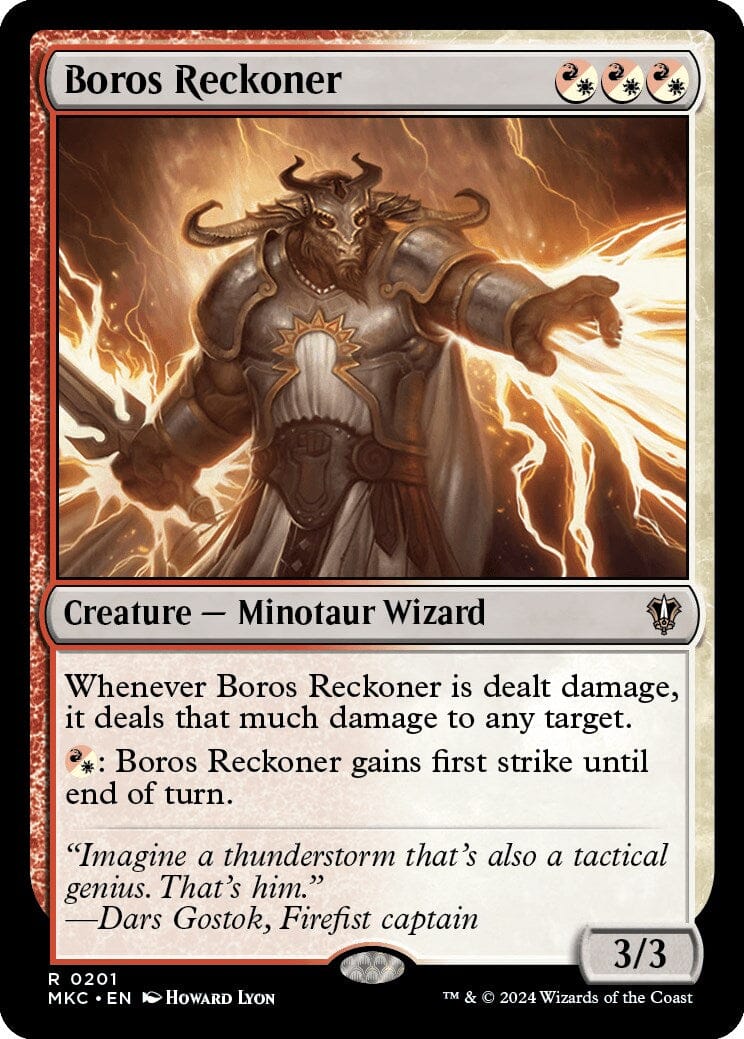 Boros Reckoner [Murders at Karlov Manor Commander] MTG Single Magic: The Gathering  | Multizone: Comics And Games