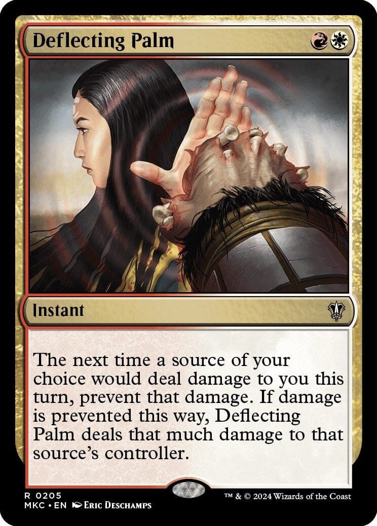 Deflecting Palm [Murders at Karlov Manor Commander] MTG Single Magic: The Gathering  | Multizone: Comics And Games