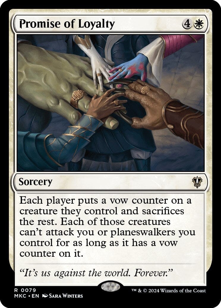 Promise of Loyalty [Murders at Karlov Manor Commander] MTG Single Magic: The Gathering  | Multizone: Comics And Games