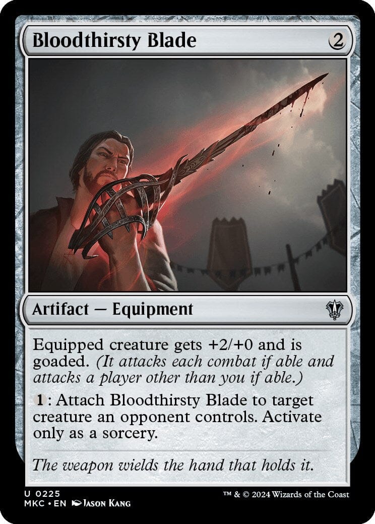 Bloodthirsty Blade [Murders at Karlov Manor Commander] MTG Single Magic: The Gathering  | Multizone: Comics And Games