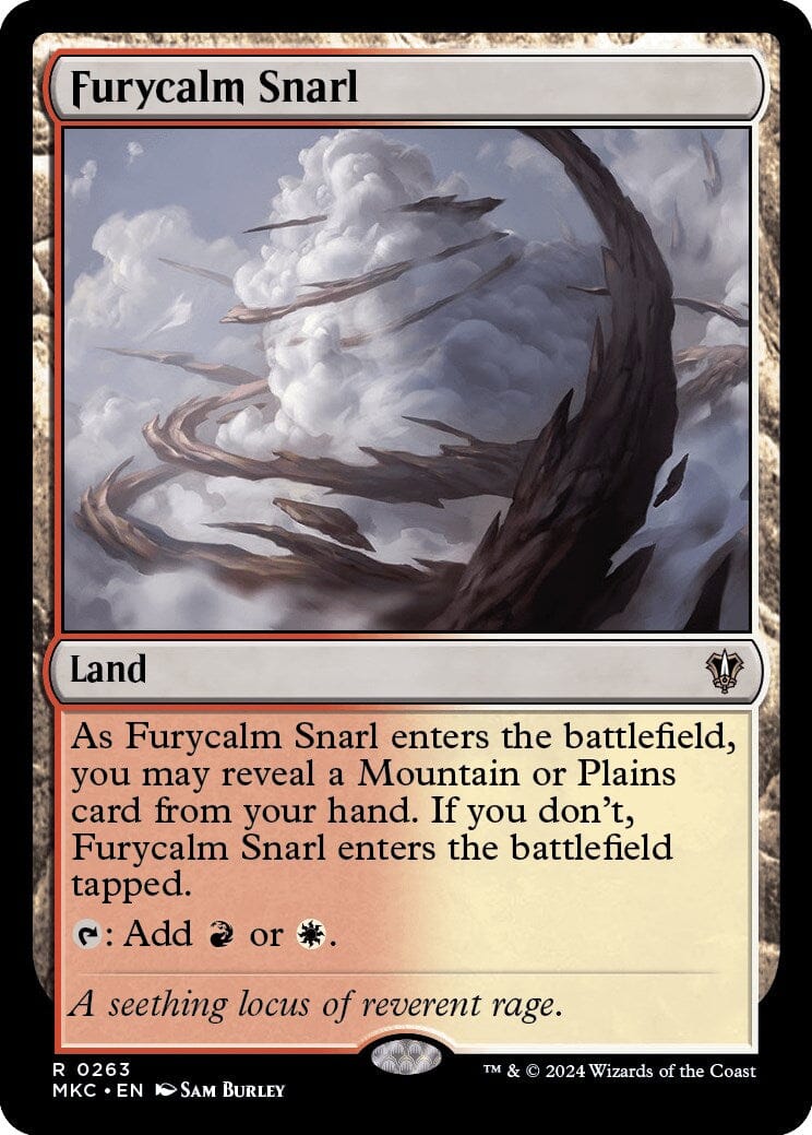 Furycalm Snarl [Murders at Karlov Manor Commander] MTG Single Magic: The Gathering  | Multizone: Comics And Games