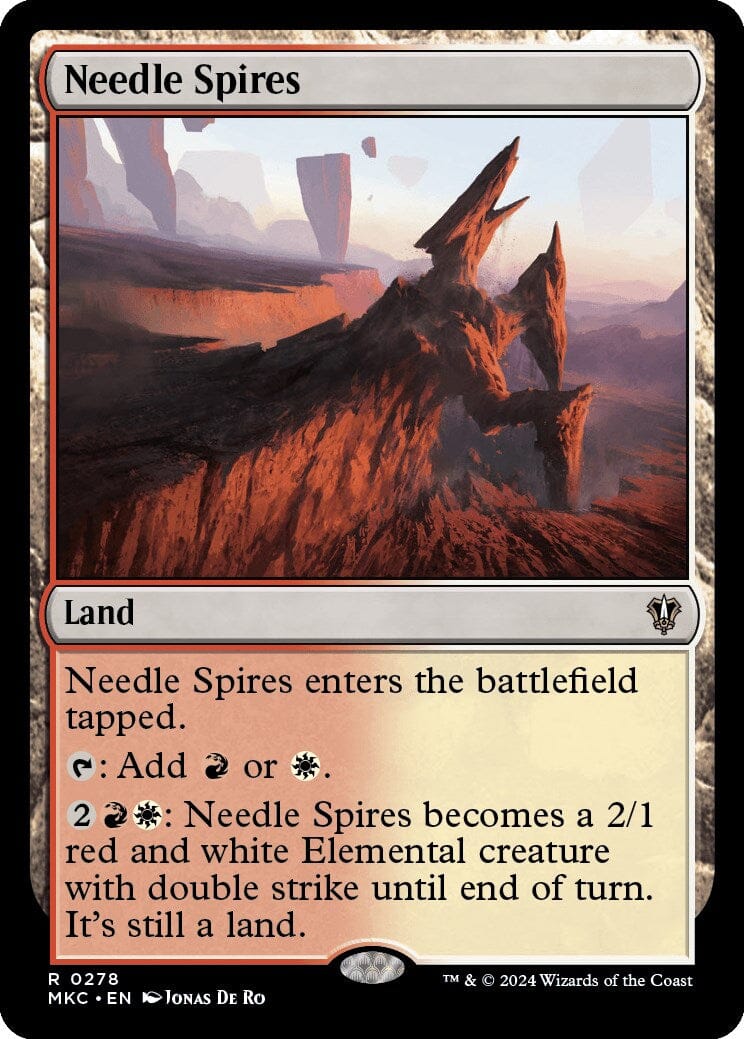 Needle Spires [Murders at Karlov Manor Commander] MTG Single Magic: The Gathering  | Multizone: Comics And Games