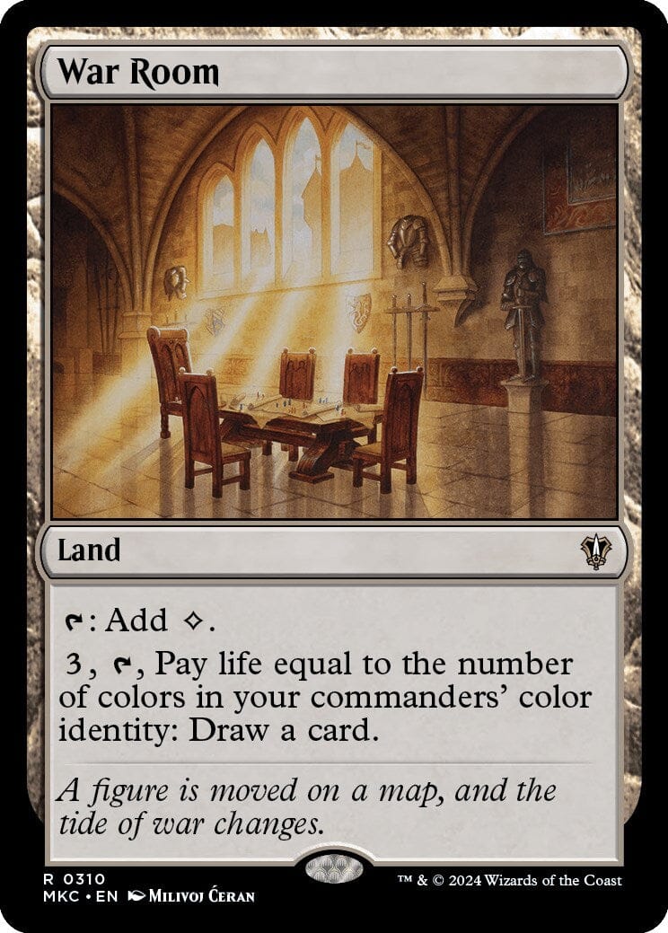 War Room [Murders at Karlov Manor Commander] MTG Single Magic: The Gathering  | Multizone: Comics And Games