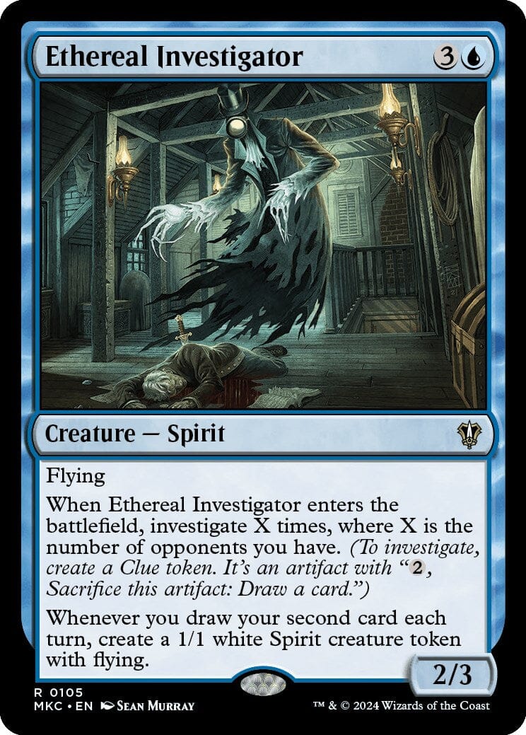 Ethereal Investigator [Murders at Karlov Manor Commander] MTG Single Magic: The Gathering  | Multizone: Comics And Games