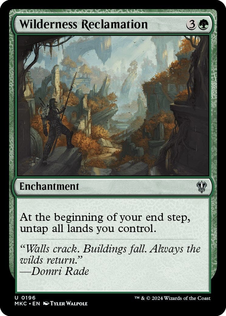 Wilderness Reclamation [Murders at Karlov Manor Commander] MTG Single Magic: The Gathering  | Multizone: Comics And Games