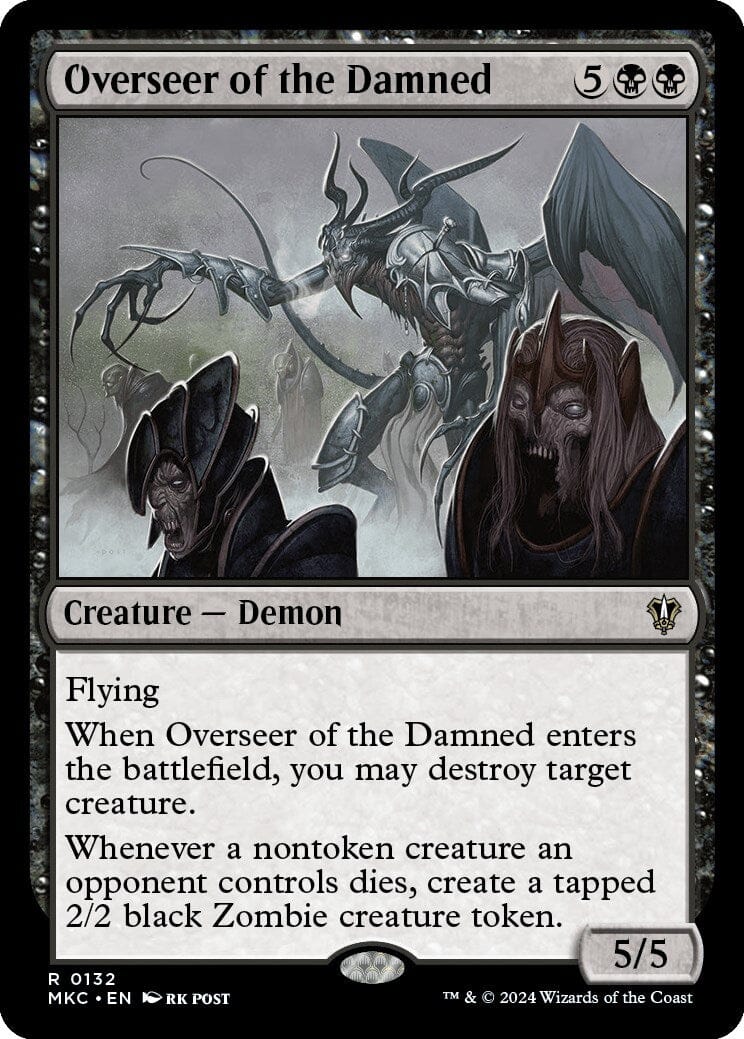 Overseer of the Damned [Murders at Karlov Manor Commander] MTG Single Magic: The Gathering  | Multizone: Comics And Games