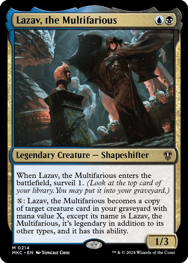 Lazav, the Multifarious [Murders at Karlov Manor Commander] MTG Single Magic: The Gathering  | Multizone: Comics And Games