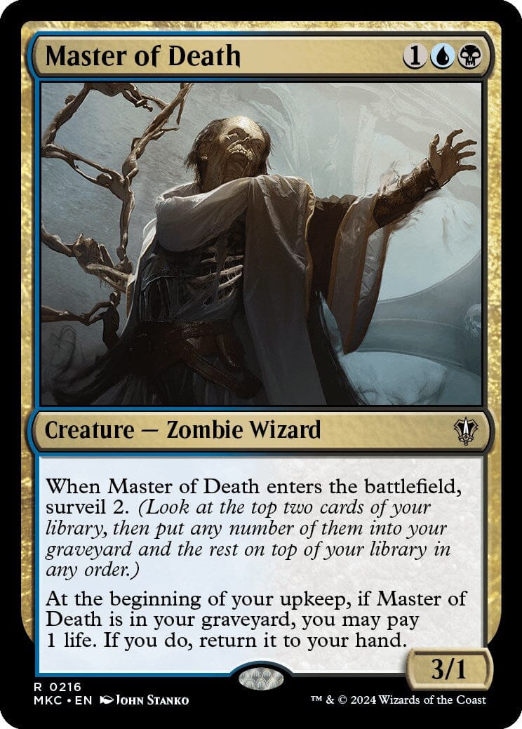 Master of Death [Murders at Karlov Manor Commander] MTG Single Magic: The Gathering  | Multizone: Comics And Games