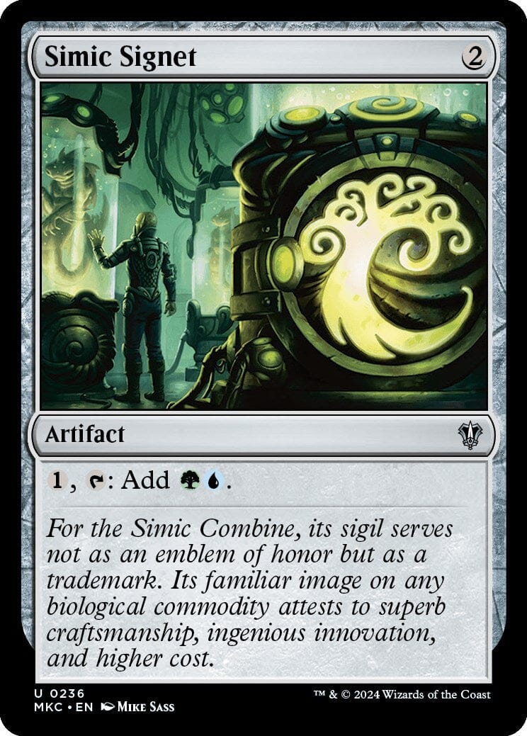 Simic Signet [Murders at Karlov Manor Commander] MTG Single Magic: The Gathering  | Multizone: Comics And Games