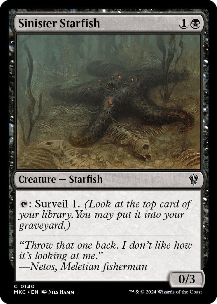 Sinister Starfish [Murders at Karlov Manor Commander] MTG Single Magic: The Gathering  | Multizone: Comics And Games