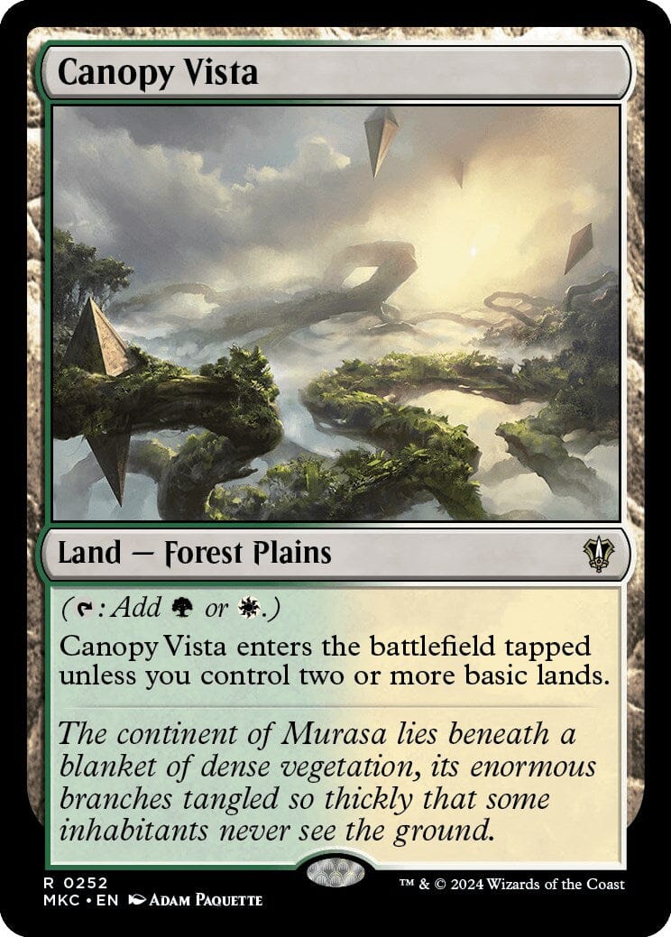 Canopy Vista [Murders at Karlov Manor Commander] MTG Single Magic: The Gathering  | Multizone: Comics And Games