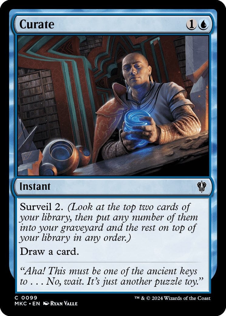 Curate [Murders at Karlov Manor Commander] MTG Single Magic: The Gathering  | Multizone: Comics And Games