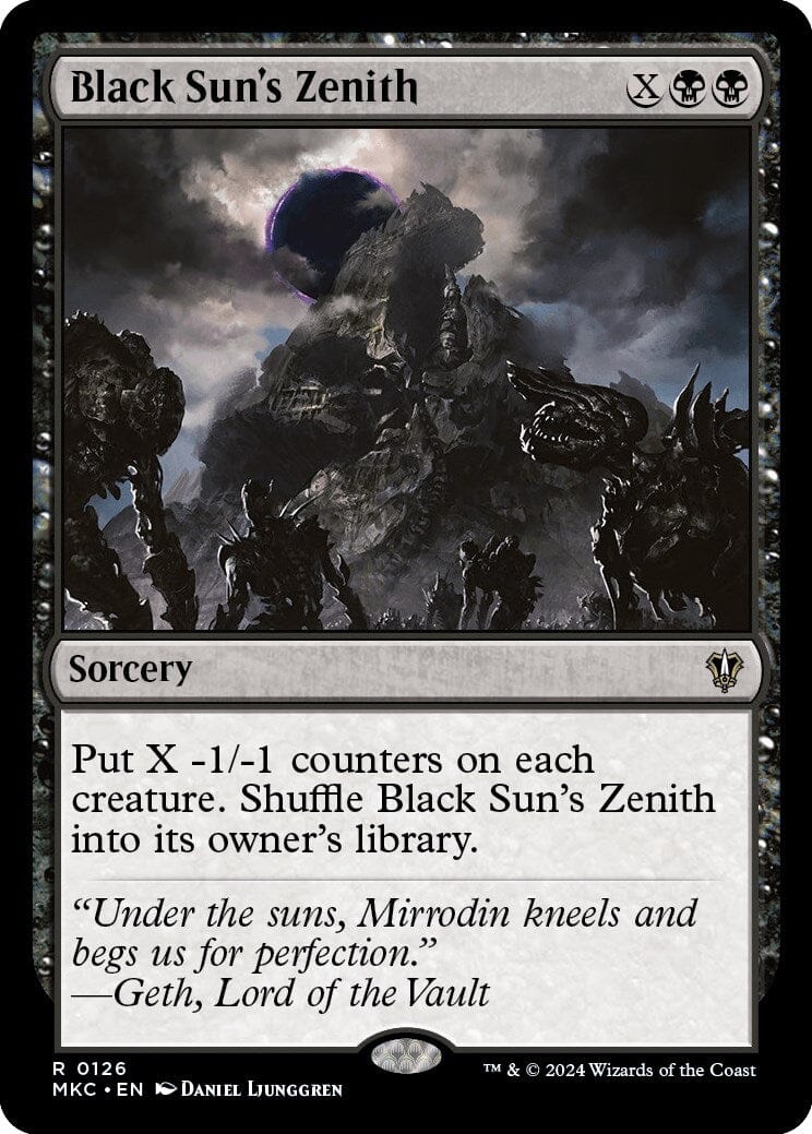 Black Sun's Zenith [Murders at Karlov Manor Commander] MTG Single Magic: The Gathering  | Multizone: Comics And Games