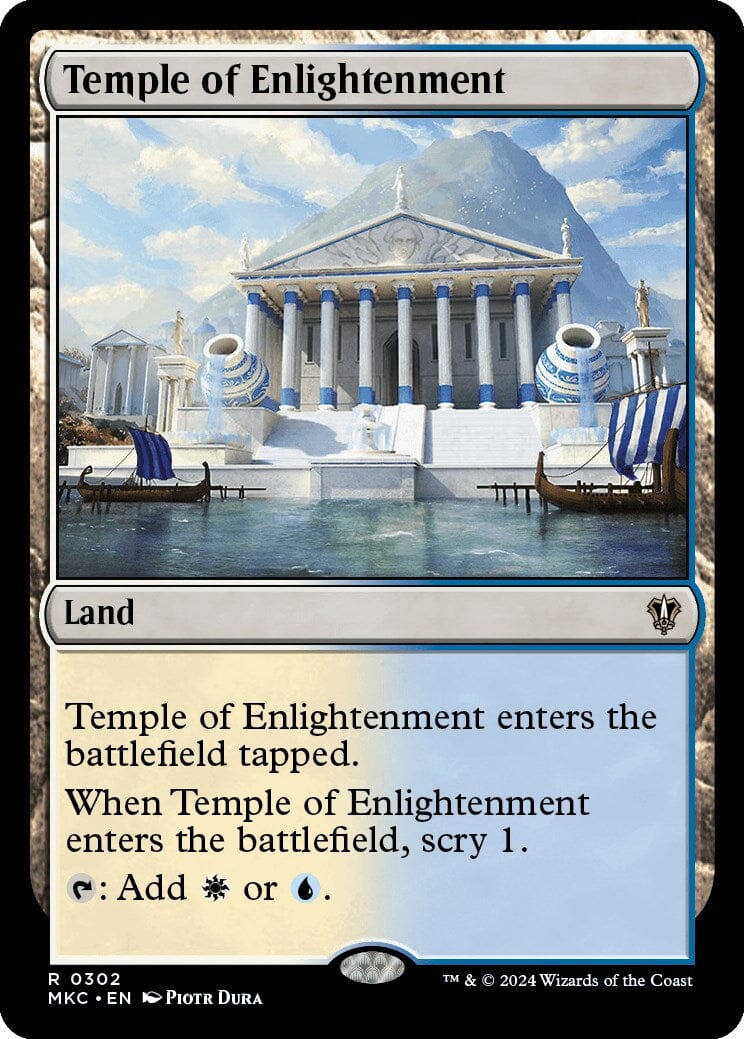 Temple of Enlightenment [Murders at Karlov Manor Commander] MTG Single Magic: The Gathering  | Multizone: Comics And Games