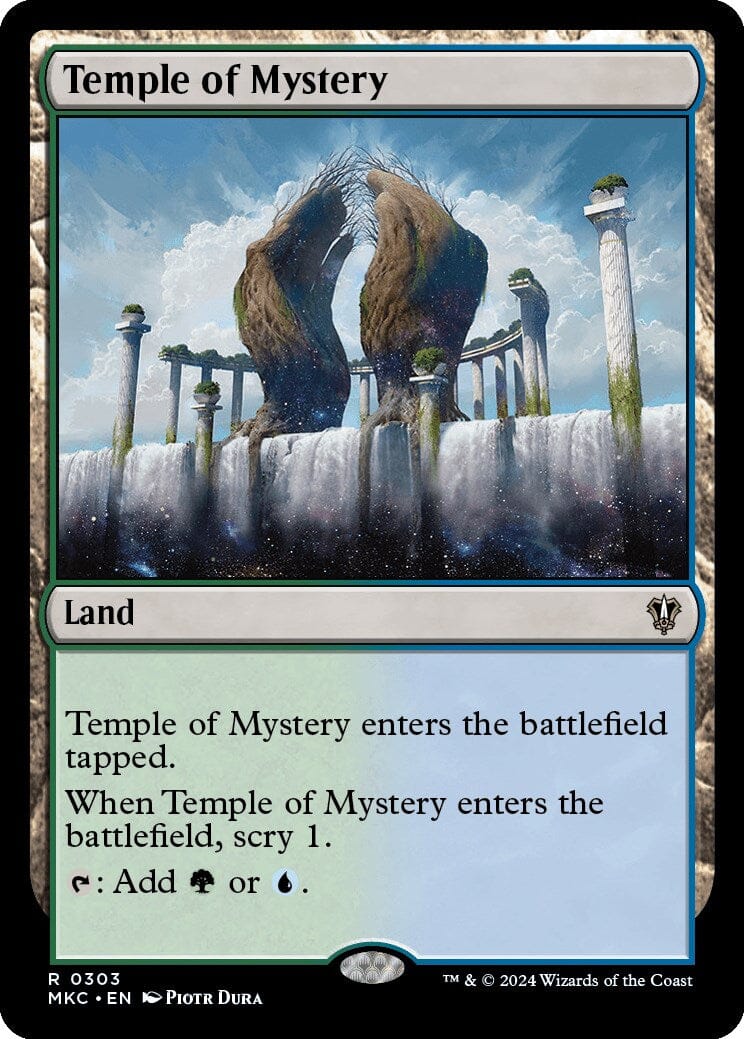 Temple of Mystery [Murders at Karlov Manor Commander] MTG Single Magic: The Gathering  | Multizone: Comics And Games