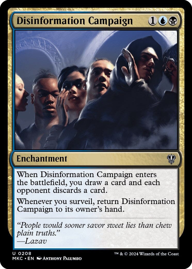 Disinformation Campaign [Murders at Karlov Manor Commander] MTG Single Magic: The Gathering  | Multizone: Comics And Games