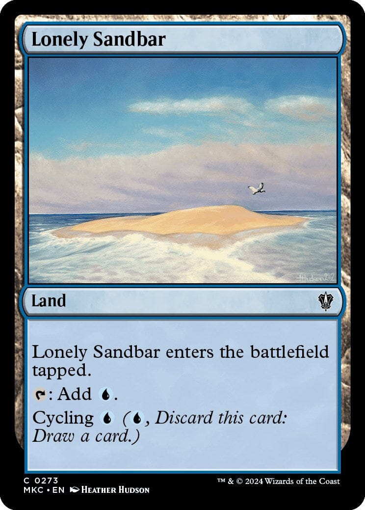 Lonely Sandbar [Murders at Karlov Manor Commander] MTG Single Magic: The Gathering  | Multizone: Comics And Games
