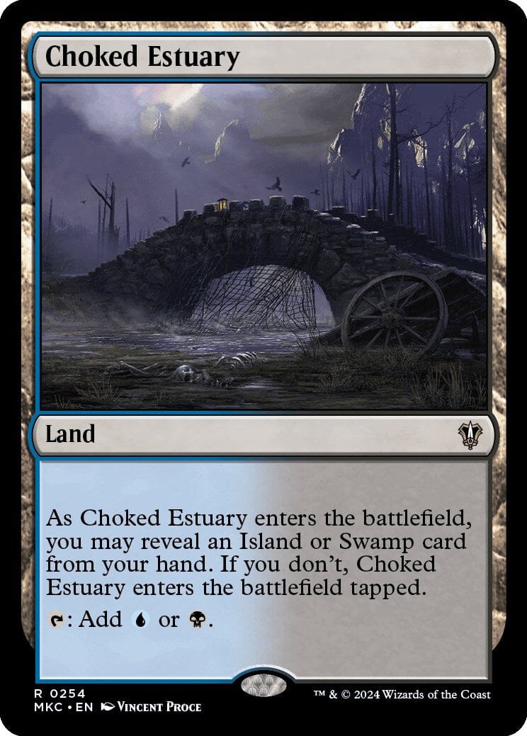Choked Estuary [Murders at Karlov Manor Commander] MTG Single Magic: The Gathering  | Multizone: Comics And Games