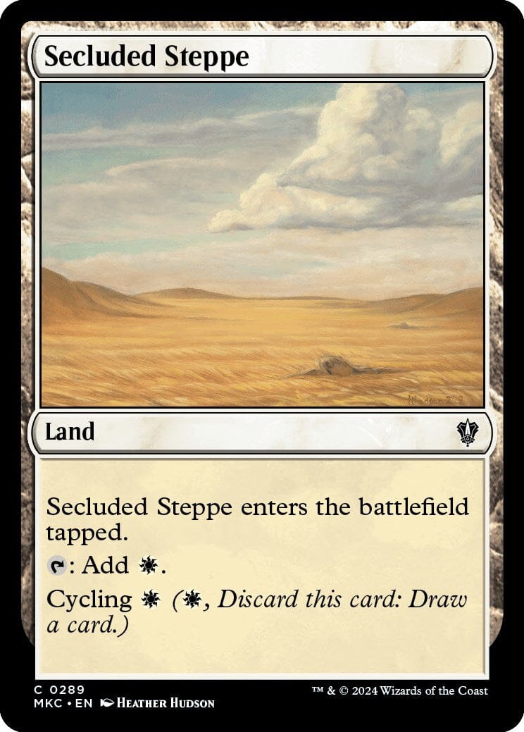 Secluded Steppe [Murders at Karlov Manor Commander] MTG Single Magic: The Gathering  | Multizone: Comics And Games