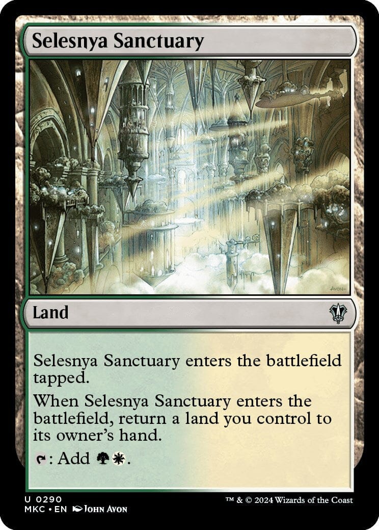 Selesnya Sanctuary [Murders at Karlov Manor Commander] MTG Single Magic: The Gathering  | Multizone: Comics And Games