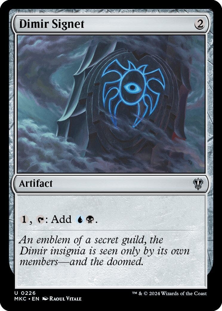 Dimir Signet [Murders at Karlov Manor Commander] MTG Single Magic: The Gathering  | Multizone: Comics And Games