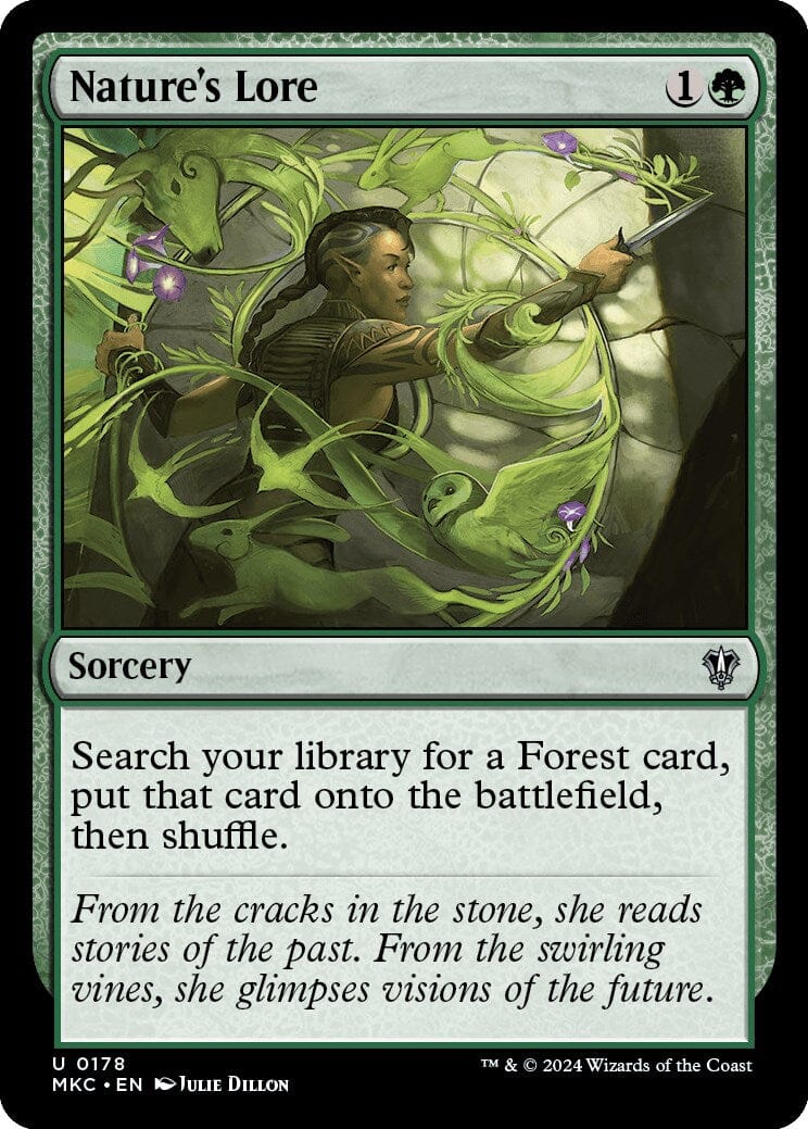 Nature's Lore [Murders at Karlov Manor Commander] MTG Single Magic: The Gathering  | Multizone: Comics And Games