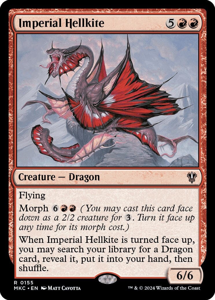 Imperial Hellkite [Murders at Karlov Manor Commander] MTG Single Magic: The Gathering  | Multizone: Comics And Games