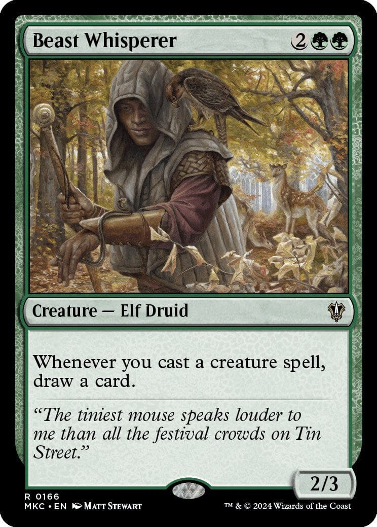 Beast Whisperer [Murders at Karlov Manor Commander] MTG Single Magic: The Gathering  | Multizone: Comics And Games