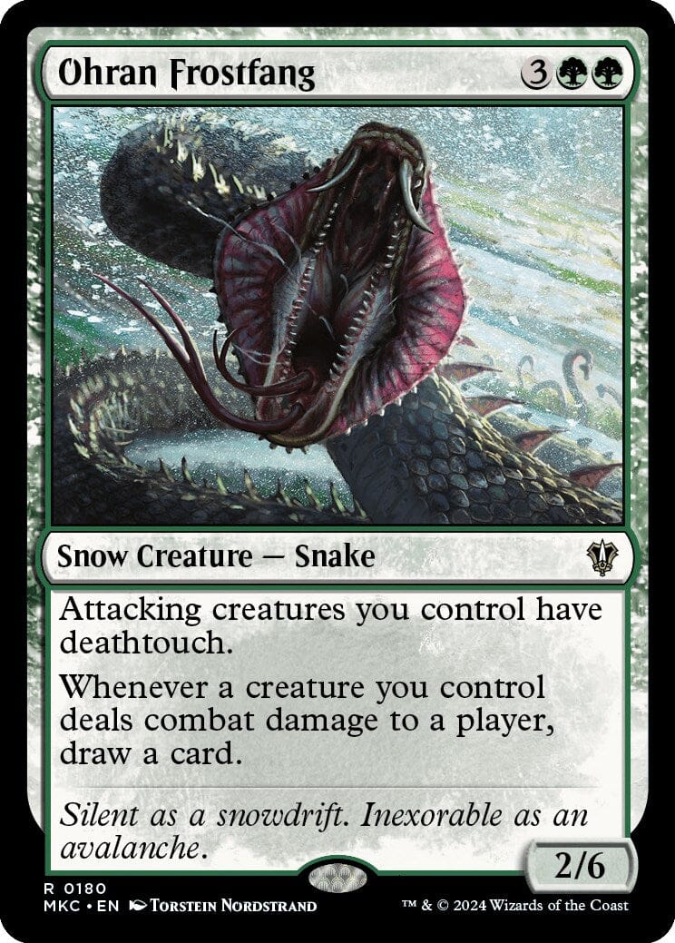 Ohran Frostfang [Murders at Karlov Manor Commander] MTG Single Magic: The Gathering  | Multizone: Comics And Games