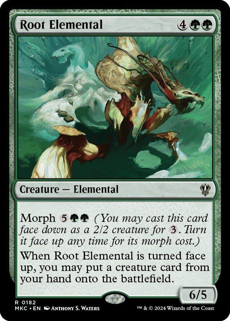 Root Elemental [Murders at Karlov Manor Commander] MTG Single Magic: The Gathering  | Multizone: Comics And Games