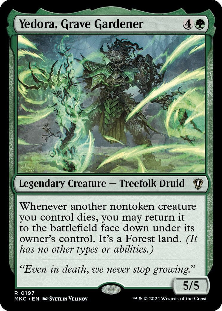 Yedora, Grave Gardener [Murders at Karlov Manor Commander] MTG Single Magic: The Gathering  | Multizone: Comics And Games