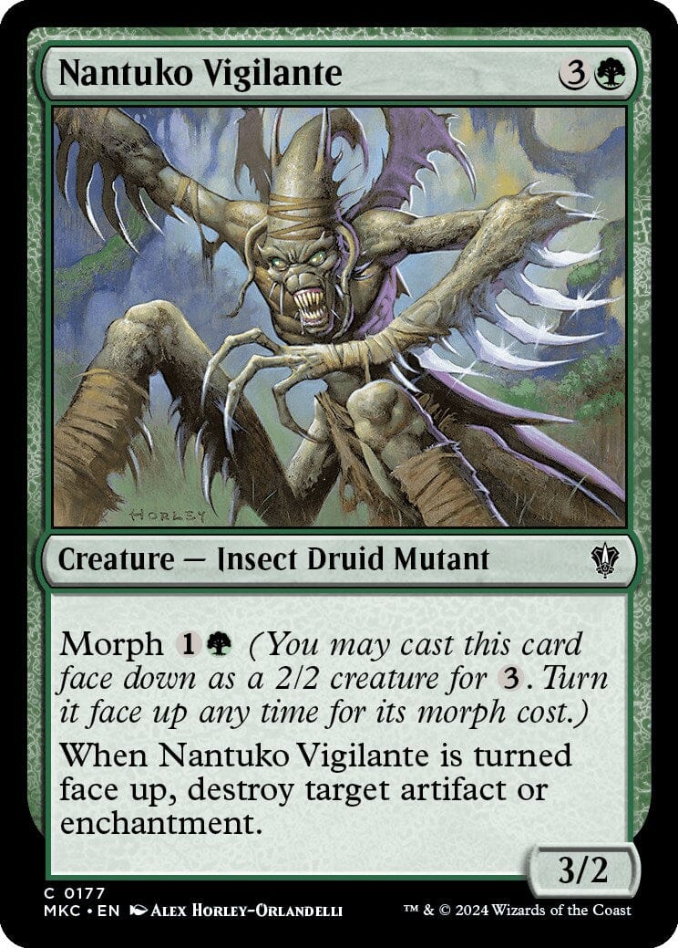 Nantuko Vigilante [Murders at Karlov Manor Commander] MTG Single Magic: The Gathering  | Multizone: Comics And Games