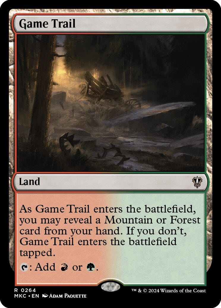 Game Trail [Murders at Karlov Manor Commander] MTG Single Magic: The Gathering  | Multizone: Comics And Games