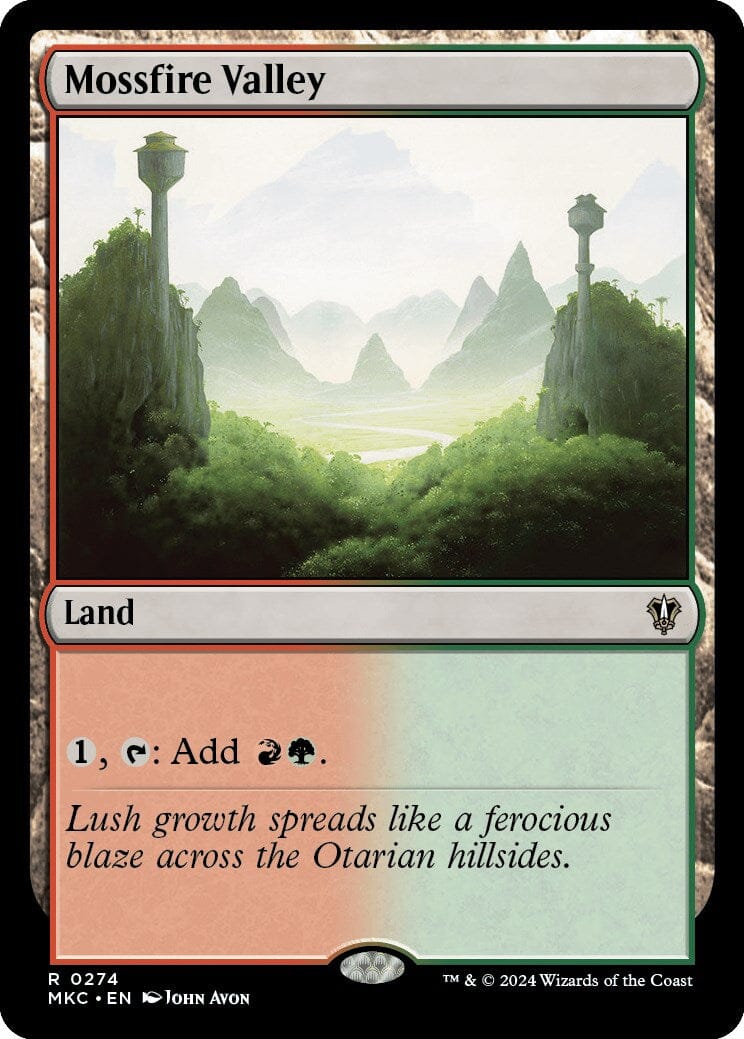 Mossfire Valley [Murders at Karlov Manor Commander] MTG Single Magic: The Gathering  | Multizone: Comics And Games