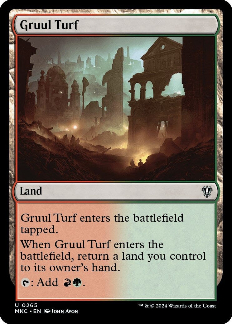 Gruul Turf [Murders at Karlov Manor Commander] MTG Single Magic: The Gathering  | Multizone: Comics And Games