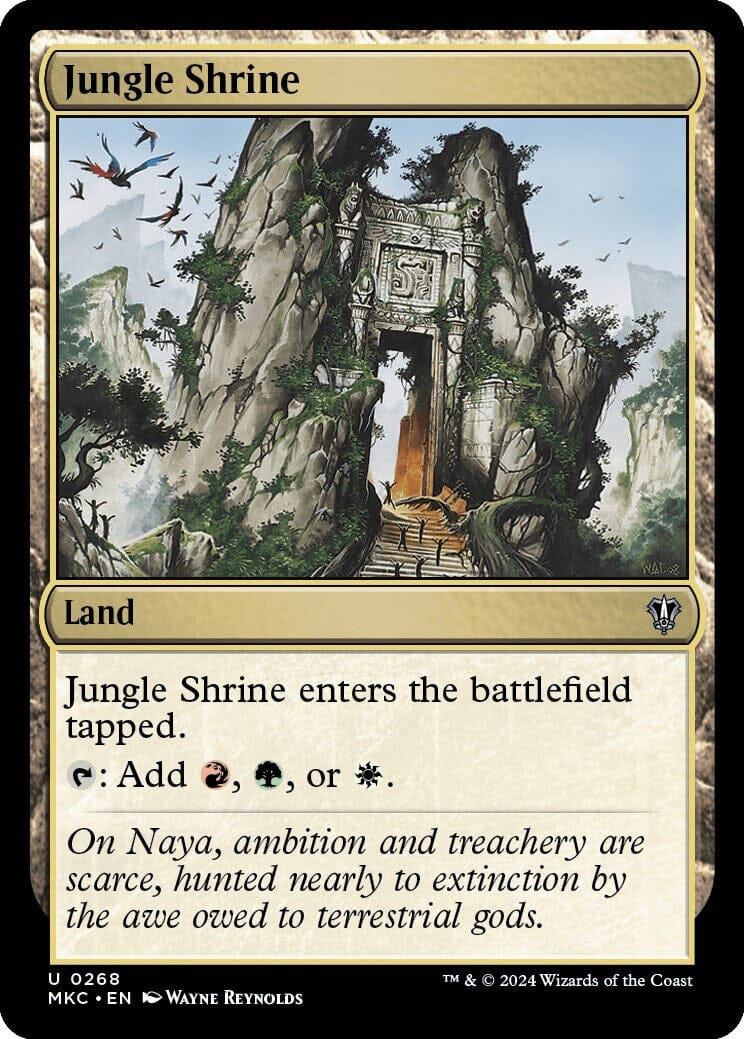 Jungle Shrine [Murders at Karlov Manor Commander] MTG Single Magic: The Gathering  | Multizone: Comics And Games
