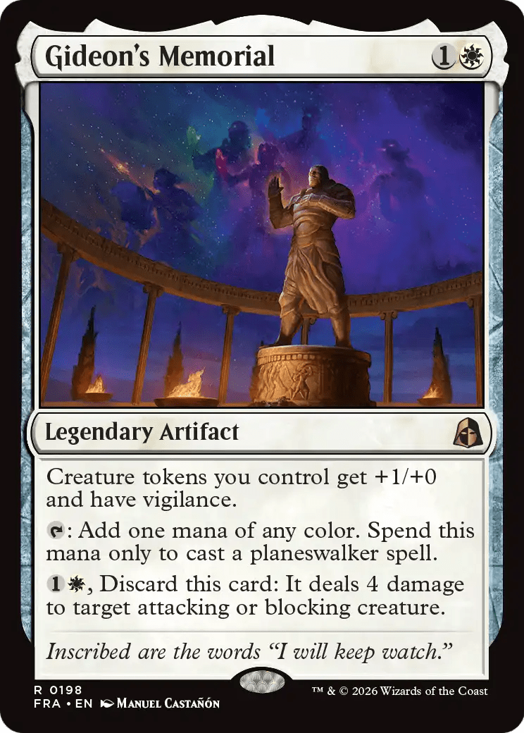 Gideon's Memorial [Reality Fracture] MTG Single Magic: The Gathering  | Multizone: Comics And Games