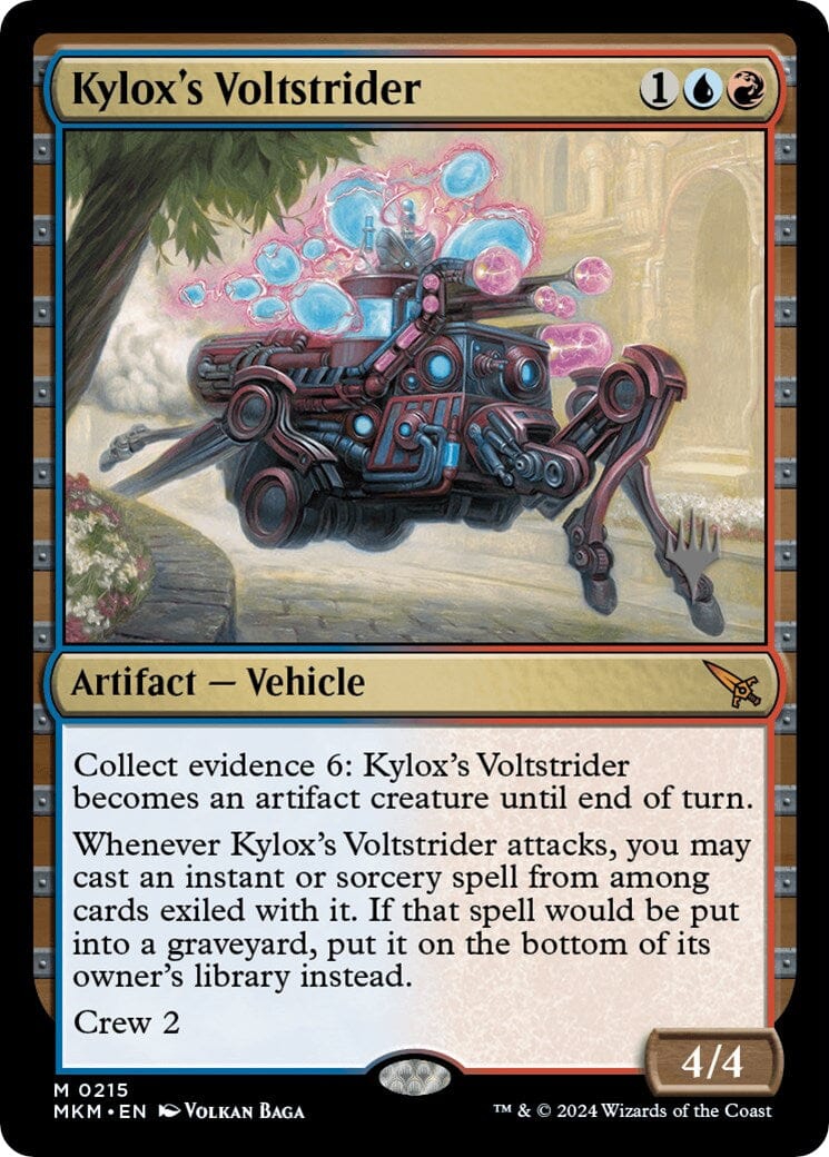Kylox's Voltstrider (Promo Pack) [Murders at Karlov Manor Promos] MTG Single Magic: The Gathering  | Multizone: Comics And Games