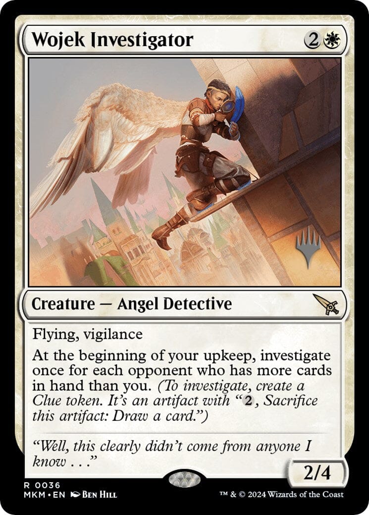 Wojek Investigator (Promo Pack) [Murders at Karlov Manor Promos] MTG Single Magic: The Gathering  | Multizone: Comics And Games