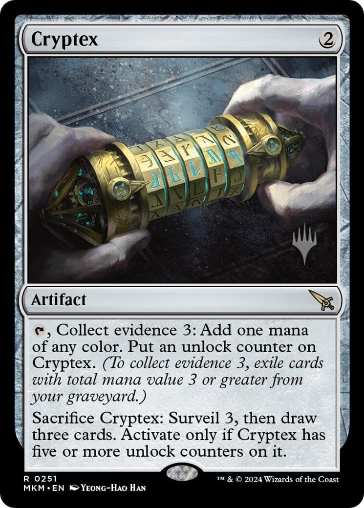 Cryptex (Promo Pack) [Murders at Karlov Manor Promos] MTG Single Magic: The Gathering  | Multizone: Comics And Games